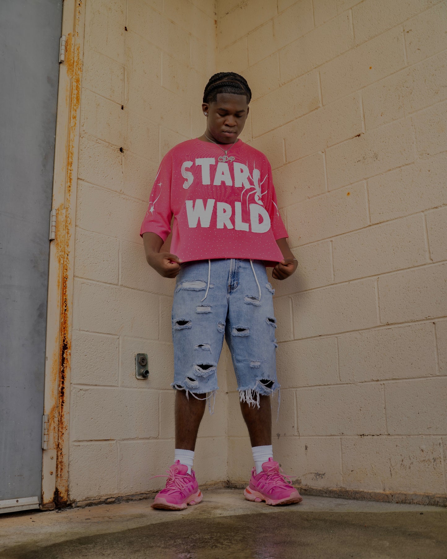 Pink Stars In Site Tees